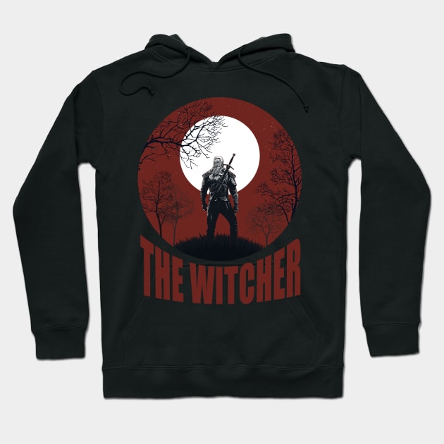 Geralt of Rivia (white) Hoodie by ActiveNerd